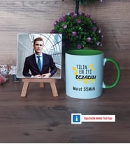 En İyi Eczacı Fotoğraflı Dekoratif Taş, Kupa Bardak Beyaz Hediye (Model 14)