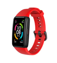 Huawei Band 6 Zore KRD-47 Silikon Kordon (Kırmızı)