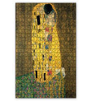 Cakapuzzle Gustav Klimt Öpücük Görseli Puzzle Yapboz MDF (Ahşap) (500 Parça)