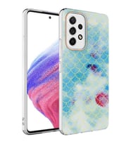Galaxy A33 5G Kılıf Zore Bella Fosforlu Şık Tasarım Kılıf (Mavi)