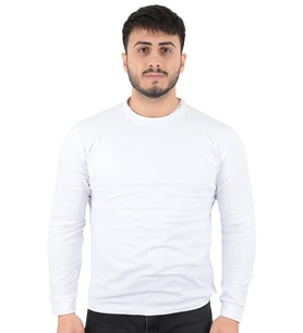 Erkek Sweat - Zenobya (Beyaz)