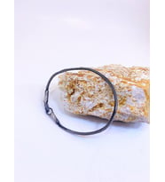 Gümüş Kazaziye El Örgüsü Altın Yaldızlı Zincir Bileklik : Beyaz - Altın Rengi - 18 cm : Siyah-Altın - 19 cm : Gümüş - 22 cm (Oksitli)