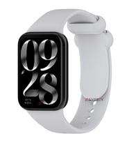 Xiaomi Mi Band 8 Pro Uyumlu Purelux Soft Yumuşak Silikon Kordon (Gri)