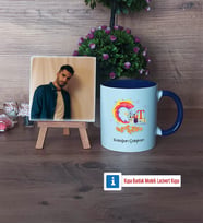 Grafiker Fotoğraflı Dekoratif Taş, Kupa Bardak Beyaz Hediye (Model 3)