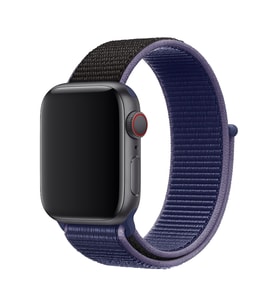 BİPOWER Apple Watch 42-44mm KRD3 Hasır Kordon - Sport (Mor)