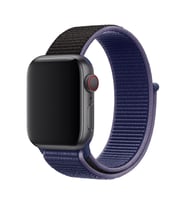 BİPOWER Apple Watch 42-44mm KRD3 Hasır Kordon - Sport (Mor)