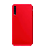 Samsung Galaxy A50 Kılıf Kamera Korumalı Silikon Rubber Arka Kapak (Kırmızı)