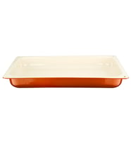 Lava Döküm Dikdörtgen 1/1 Gastronomi Küvet Ölçü 32x53cm. (Turuncu)
