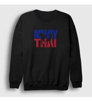 Presmono Unisex Beyaz Mma Ufc Muay Thai Sweatshirt 454931tt (Siyah)