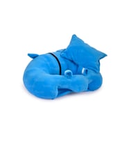 TOKKO Yastık Hediyeli Bebek Bebe Yatmaz Oturma Destek Minderi - Bebek Koltuğu - Büyük Bebek Oturağı Bebeyatmaz (Mavi)