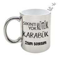 Karabük Temalı Kişiye Özel İsim ve/veya Fotoğraflı Kupa Bardak No:X025-078 (Gümüş)