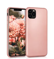 Microsonic Matte Silicone Apple iPhone 11 Pro Max (6.5'') Kılıf (Rose)