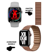 Redmi Uyumlu Nfc Özellikli Bt Konuşma Özellikli WATCH 8 Akıllı Saat Deri Krdn (Kahverengi)