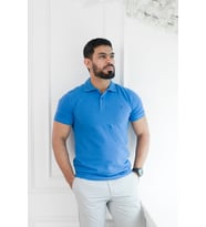 Paul Martin Polo Yaka %100 Pamuk Regular Fit T-shirt (Saks)