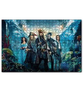 Cakapuzzle Karayip Korsanları Görseli  Puzzle Yapboz MDF (Ahşap) (500 Parça)