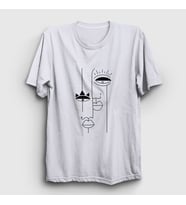Presmono Unisex Sarı Lovers Valentine's Day Sevgililer Günü T-Shirt 284420tt (Beyaz)