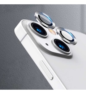 Apple iPhone 13 Mini CL-07 Kamera Lens Koruyucu (Gümüş)