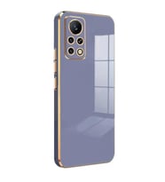 Microsonic Infinix Note 11 Pro Kılıf Olive Plated Siyah (Gri)