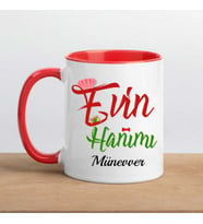 Evin Hanımı Kupa Bardak (Kırmızı)