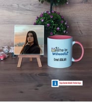 Matematik Mühendisi Fotoğraflı Dekoratif Taş, Kupa Bardak Beyaz Hediye (Model 6)