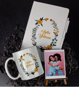 Kişiye Özel Defter Kalem Kupa Ve Fotoğraflık Seti 85989 (Model 5)