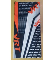 Buff Bisiklet Kask Altı Bandana Maske Yüz ve Kafa Bandı (Siyah-Kırmızı)