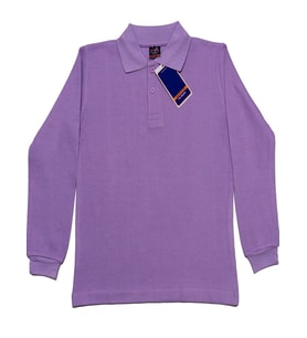 Kız Çocuk Okul Tarz %100 Pamuk T-Shirt -5-17 Yaş AG002 ANGELOS GIRLS (Lila)