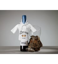 BK Gift Kişiye Özel Mini Beyaz İçki Şişesi Tişörtü , Ev Bar Dekoru, Viski, Şarap, Votka, Rakı Şişesi Tişörtü, Ev Barı (Model 2)