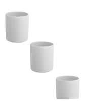 6 ADET Espresso Takımı Espresso Seti Porselen Kahve Fincanı Kulpsuz Fincan Espresso Fincan 5x6 Cm Beyaz  Kahve Fincanı Takımı Kahve Fincanı Kahveli Hediye Kutusu (Magenta.)