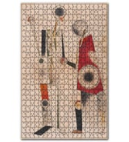 Cakapuzzle Soyut Resim Robot Görseli Puzzle Yapboz MDF (Ahşap) (1000 Parça)