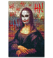 Cakapuzzle Joker İmajlı Mona Lisa Görseli Puzzle Yapboz MDF (Ahşap) (255 Parça)