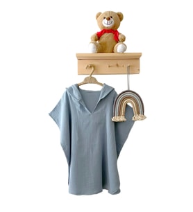 ROKEFF MÜSLİN PANÇO BEBEK-ÇOCUK 1-5 YAŞ UNISEX (A.INDIGO)