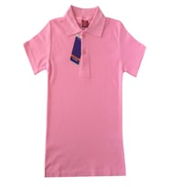 Kız Çocuk Okul Tarz %100 Pamuk T-Shirt - 5-17 Yaş AG003 ANGELOS GIRLS (Pembe)