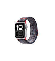 Apple Watch 7/8/9 41mm Kordon 2023 Point Hasır Kordon Strap Kayış (Mavi Yengeç Desenli)