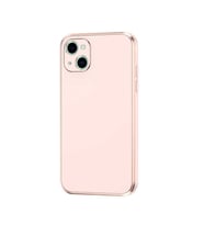 Apple iPhone 13 Kılıf Zore Bark Kenarları Altın Renk Kılıf (Lacivert)