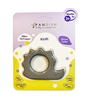 Pandish Kirpi Silikon Diş Kaşıyıcı Mavi (Gri)