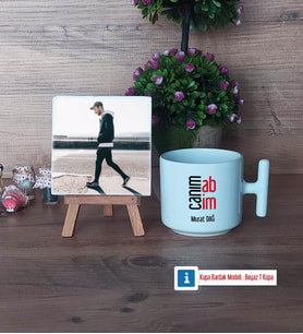 Abiye Hediye Fotoğraflı Dekoratif Taş, Kupa Bardak Beyaz Hediye (Model 12)