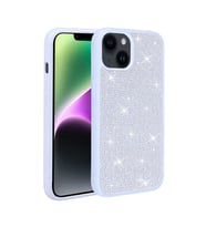 Apple iPhone 14 Kılıf Parlak Taşlı Tasarım Zore Ston Kılıf (Açık Mavi)