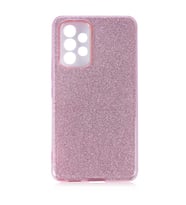 Samsung Galaxy A53 5G Kılıf Simli Parlak Shining Kapak (Pembe)