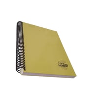 Sert Kapak Spralli Defter 120 Yaprak Çizgili 17X24 Orta Boy 1 Adet Enjoy Every Moment Sert Kapak Defter (Yeşil)