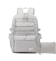 Smart Bags Sırt Çantası Okul Boyu Kalem Kutusu Hediyeli 3156 (Gri)