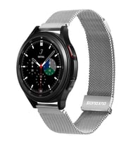 Dux Ducis SM Galaxy Watch 20MM-Huawei GT2-GT3 42MM-Magic 2 42MM Milano Loop Kayış Kordon (Gümüş)