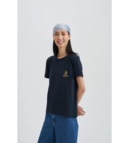 Face Of Niho Kadın Taş T-Shirt (Lacivert)