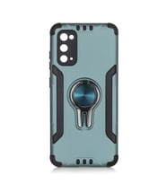 Galaxy S20 Kılıf Stand Olma Özellikli Araç Tutuculu Ko ko Kılıf (Yeşil)