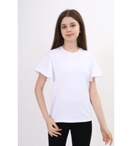 Toontoy Kız Çocuk Tişört (Beyaz)
