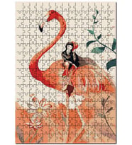 Cakapuzzle Filamingo Girl Puzzle Yapboz MDF (Ahşap) (255 Parça)