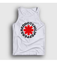 Presmono Unisex Sarı Logo Red Hot Chili Peppers Atlet 107367tt (Beyaz)
