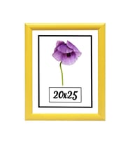 20x25 Fotoğraf Çerçevesi Modern Ofis Sanat Ev Home Ofis Dekoratif Çerçeveler Ev Oturma Odası Salon Dekorasyon Resim Çerçeveleri Diploma Belge Sertifika Çerçeveleri (Sarı)