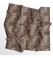 Leopar Desenli Soft Pamuk Eşarp - 04487 (Çok Renkli)