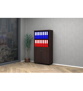 Vena Yarım Kapak Ofis Dosya Dolabı 80X35X150 (Venge)